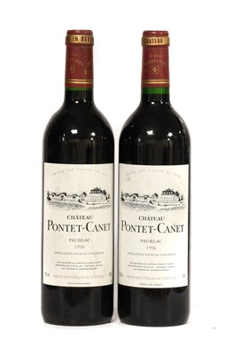 Lot 5084 - Château Pontet-Canet 1996 Pauillac (two bottles)