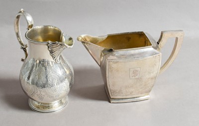 Lot 80 - A Chinese Export Silver Cream-Jug, by Sing...