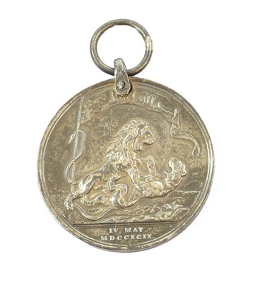 Lot 2033 - A Seringapatam Medal, in silver, the obverse...