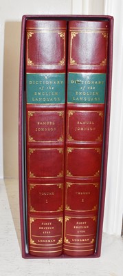 Lot 102 - Johnson (Samuel) Dictionary of the English...