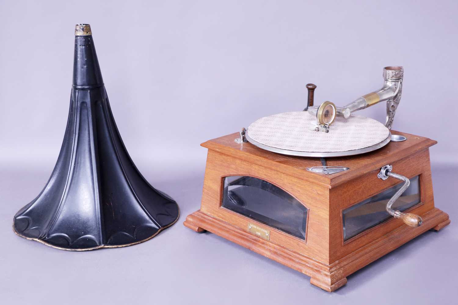 Lot 179 - A Horn Gramophone