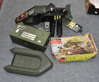 Lot 271 - Action Man and Six Million Dollar man toys,...