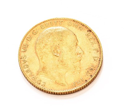 Lot 371 - Edward VII, Sovereign 1910 obv. bare head...