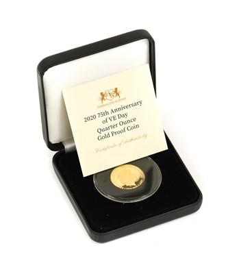 Lot 403 - Solomon Islands, Gold Proof $10 (¼oz) 2020,...