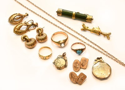 Lot 331 - A Small Quantity of Jewellery Including, an 18...