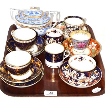 Lot 93 - Early 19th century tea wares