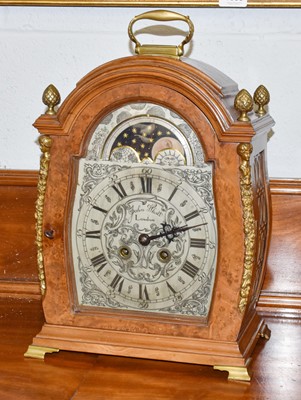 Lot 302 - An 18th century style striking table clock,...