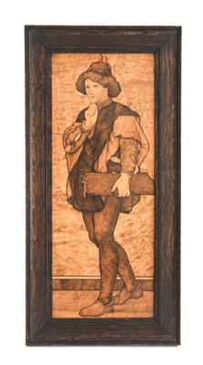 Lot 1251 - An Arts & Crafts Marquetry Panel, by Camm...