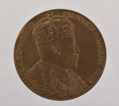 Lot 544 - 4 x Coronation Medals, comprising: Edward VII...
