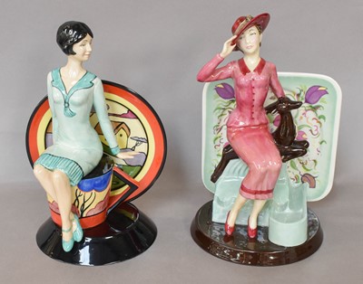 Lot 54 - Kevin Francis figures: ' Clarice Cliff' and...