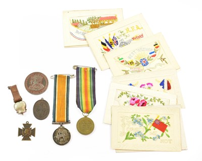 Lot 2031 - A First World War Pair, awarded to 63226 PTE.A....