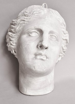 Lot 25 - A plaster half bust of Venus, by D. Brucciani...