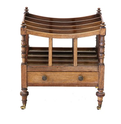 Lot 457 - A Regency Mahogany Four-Division Canterbury,...