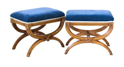 Lot 540 - A Pair of Early 20th Century Beech-Framed...