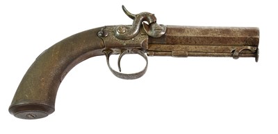 Lot 2458 - A 19th Century Percussion Travelling Pistol by...