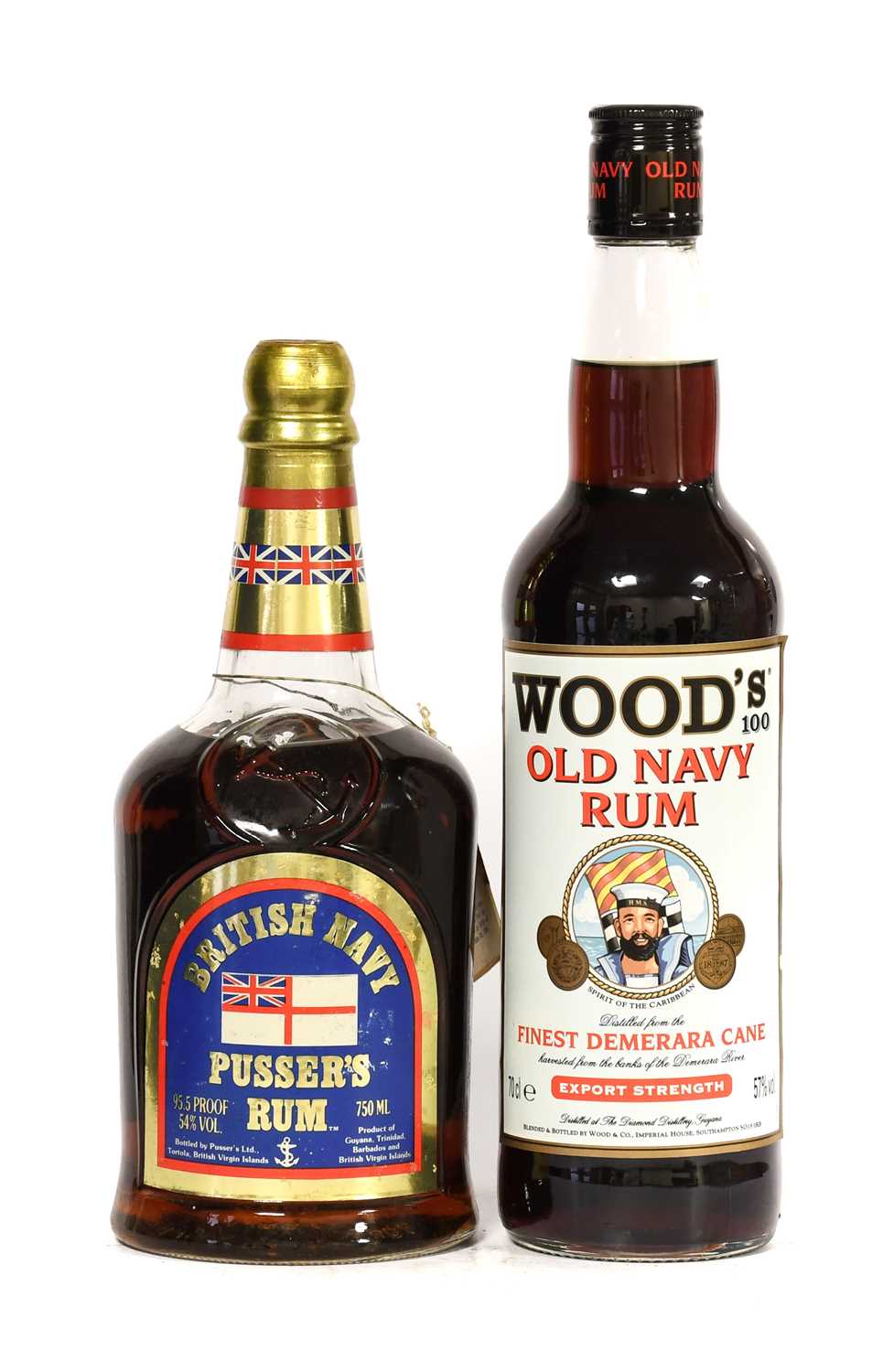 Lot 5149 - Pusser's Rum, 1980s bottling, 54% vol 750ml...