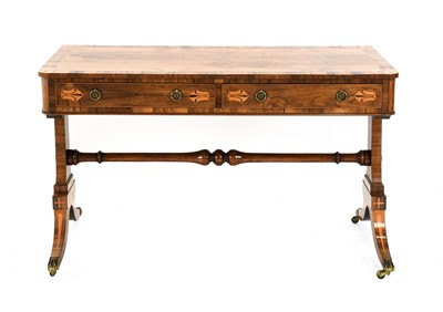 Lot 471 - A Regency Rosewood and Coromandel-Crossbanded...