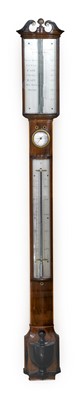Lot 377 - A Rosewood Stick Barometer, signed T.Blunt, 22...