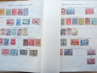 Lot 148 - Four albums with hundreds of mint and used...