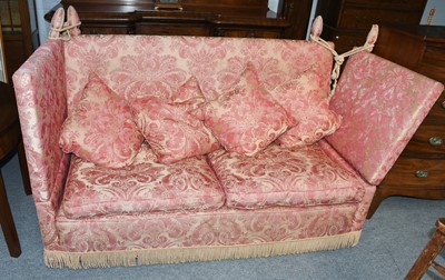 Lot 1081 - A Knoll sofa, upholstered in Zoffany fabric...