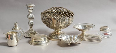 Lot 55 - A Collection of Assorted Silver, comprising: a...