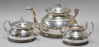 Lot 54 - A George V Silver Teapot and Sugar-Bowl, by...