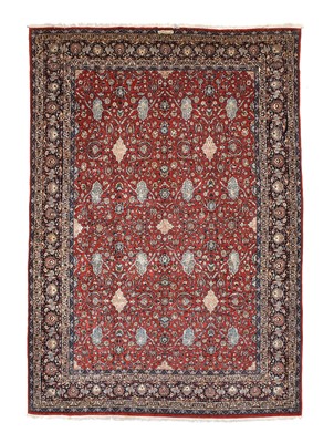 Lot 449 - Central Iranian Carpet, circa 1980 The blood...