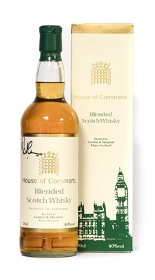 Lot 5211 - House Of Commons Blended Scotch Whisky, signed...