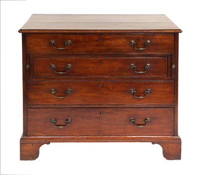 Lot 504 - A George III Mahogany Dressing Chest, late...