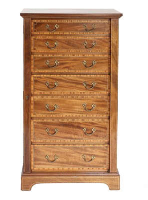 Lot 448 - A Victorian Mahogany, Tulipwood-Banded and...