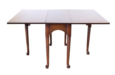 Lot 529 - A George II Mahogany Dropleaf Dining Table,...