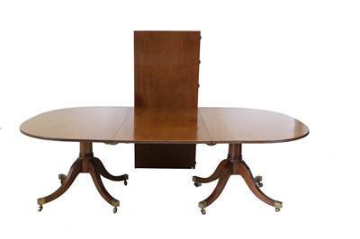 Lot 528 - A George III Mahogany Dining Table, early 19th...