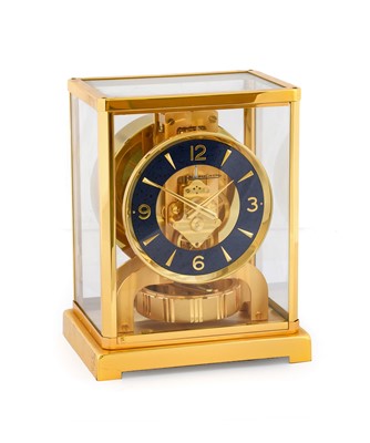 Lot 371 - A Brass Atmos Clock, signed Jaeger LeCoultre,...
