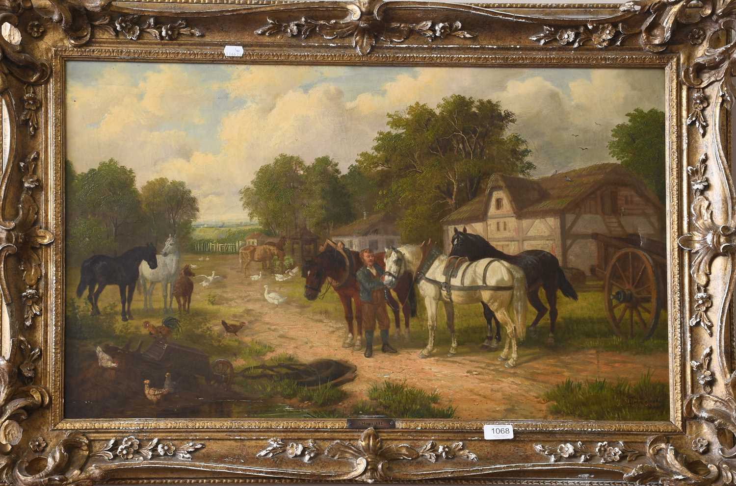 Lot 1068 - Attributed to John W Morris (1865-1924) Farmer...