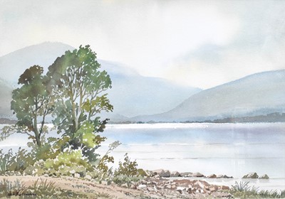 Lot 1048 - Keith Burton Shaw (20th/21st century) Lake...