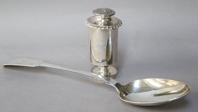 Lot 180 - A George IV Provincial Silver Pepperette and a...