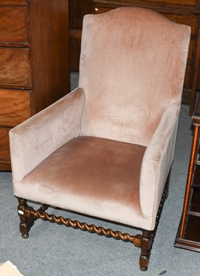 Lot 1079 - An early 20th century beech framed upholstered...