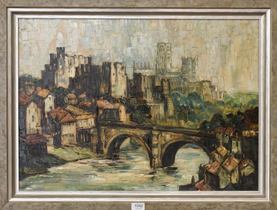 Lot 1042 - J*Moore (Contemporary)  
View of Durham...