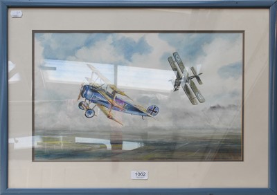 Lot 1062 - Phil May An aerial dual Signed in pencil mixed...