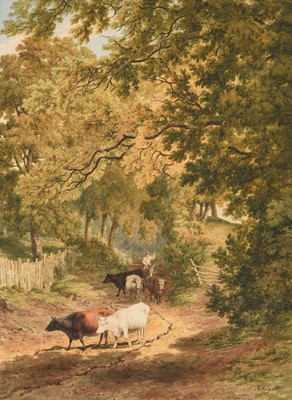 Lot 504 - Robert Hills (1769-1844) Donkey herdsmen and...