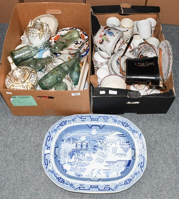 Lot 282 - 18th century and later ceramics and glass,...