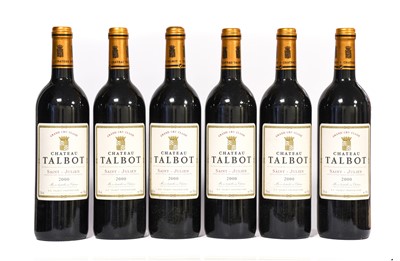 Lot 5088 - Château Talbot 2000, Saint Julien (six bottles)