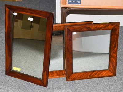 Lot 1245 - A pair of 19th century inlaid mahogany...