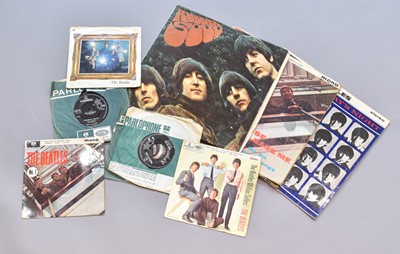 Lot 189 - Beatles Vinyl LPs and Singles