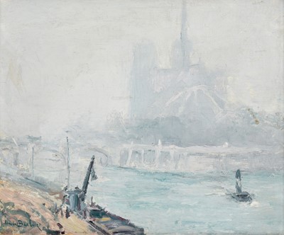 Lot 1033 - André Barbier (1883–1970) French Notre Dame...