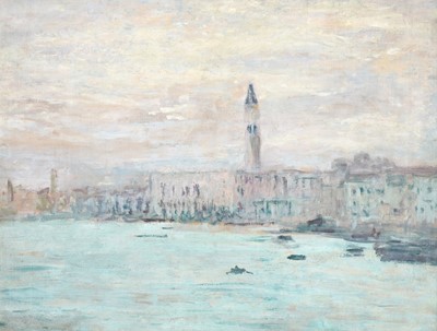 Lot 1032 - André Barbier (1883–1970) French Venice, view...