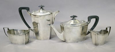 Lot 146 - A Four-Piece George V Silver Tea-Service, by...