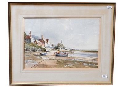 Lot 1007 - John Sutton (20th Century) "Low Water, Burnham...