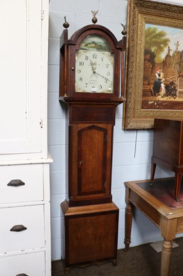 Lot 1339 - An Oak and Mahogany Thirty Hour Longcase Clock,...