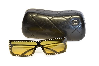 Chanel 5067 2000s Goggle Sunglasses Red